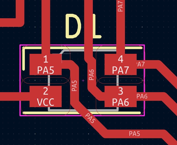 image of the pcb layout